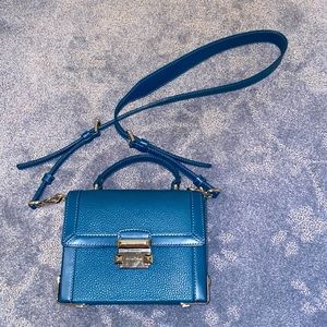Michael Kors Blue Crossbody & Mini Square Bag